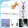 48Pcs 6 Styles Acrylic Pendants PALLOY-PH01811-5
