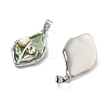 Brass Enamel Pendants KK-B129-25P-01-2