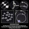 DIY 304 Stainless Steel Rolo Chain Lariat Necklace Making DIY-UN0001-93-5