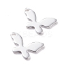 201 Stainless Steel Charms STAS-H436-55S-4