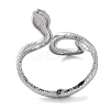 Alloy Open Bangles for Women BJEW-K253-01P-4