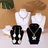 Acrylic Necklace and Earring Displays LS-ODIS-WH0007-12-6