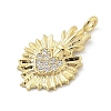 Brass Micro Pave Cubic Zirconia Pendants LS-KK-S514-04D-G-2
