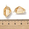 Brass Pendant Rhinestone Settings KK-C079-13G-3