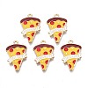 Rack Plating Alloy Enamel Pendants ENAM-N055-062-1