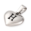 304 Stainless Steel Pendants STAS-P278-01H-P-1-2