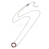 Ring 304 Stainless Steel Colorful Rhinestone Pendant Necklaces & Bracelets & Stud Earrings Sets for Women SJEW-C004-09P-02-4