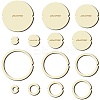 14Pcs 14 Style Wood Hoop Rings Macrame for DIY Craft Making DIY-WH0545-006-1