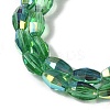 Electroplate Glass Beads Strands GLAA-Q101-03A-AB04-3