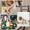 16Pcs Butterfly Polyester Garments Accessories for Candle Holder HJEW-HY00138-5