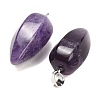 Natural Amethyst Pendants GG-K002-16P-2