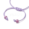 Adjustable Nylon Cord Braided Bead Bracelets for Women BJEW-JB11409-03-4
