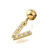 304 Stainless Steel Rhinstone Pendant STAS-H202-50G-V-2