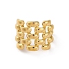 304 Stainless Steel Web Open Cuff Rings RJEW-K258-06G-3
