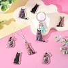 12Pcs 4 Styles Printed Acrylic Pendants OACR-TA0004-14A-7