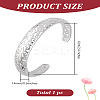 European Style Classic Brass Cuff Bangles For Women BJEW-LP0001-04-2