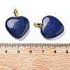 Dyed Blue Natural Sesame Jasper Pendants G-G956-B78-G-3