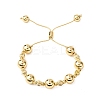 Brass Round Beads Slider Bracelets for Women LS-BJEW-D357-06B-G-2