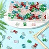 110Pcs 6 Colors Transparent Acrylic Beads MACR-FS0002-06-7