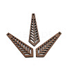 Walnut Wood Pendants FIND-Z050-09G-1