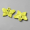 Baking Paint Alloy Pendants FIND-TAC0011-82H-1
