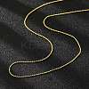 Brass Ball Chain Necklaces X-MAK-L009-06G-3