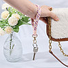 5Pcs 5 Colors Handmade Macrame Cotton Wristlet Bracelet Keychain Pendant Decoration HJEW-GL0001-15-4