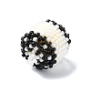 Seed Beads Beaded Charms PALLOY-MZ00290-4