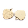 Ion Plating(IP) 304 Stainless Steel Charms STAS-F256-053G-3