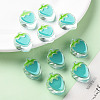 Transparent Enamel Acrylic Beads X1-TACR-S155-003G-6