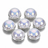 ABS Plastic Imitation Pearl Sewing Buttons BUTT-S005-12mm-01S-1