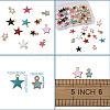 Alloy & Brass Enamel Charm Sets ENAM-TA0001-10-12