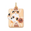 Printed 304 Stainless Steel Pendants LS-SA-CBA4D1F-09G-B-1