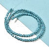 Dyed Synthetic Turquoise Beads Strands G-G085-B32-01-2