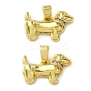 Brass Micro Pave Cubic Zirconia Pendants KK-F911-15G-1