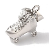 Rack Plating Brass & Cubic Zirconia Pendants KK-L216-064P-2