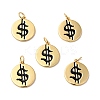 Rack Plating Brass Enamel Pendants KK-H431-27G-3