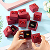 Square Cardboard Paper Ring Gift Storage Boxes CON-TAC0001-17G-6