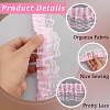 10M Polyester Pleated Lace Trim OCOR-CY0002-17A-5