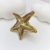 Adjustable 304 Stainless Steel Cuff Open Rings for Women RJEW-B155-02G-1