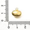 Brass Oval Charms KK-S508-02G-3