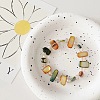 Bohemia Style Shell & Glass Beads Stretch Bracelets for Women LS-BJEW-S178-01B-1