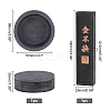 2Pcs 2 Style Stone Calligraphy Inkstone and Rectangle Inker AJEW-PH0003-52-4
