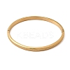 Frosted 304 Stainless Steel Hinged Bangles BJEW-H644-09G-4