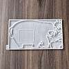 DIY Elephant Photo Frame & Grass Decoration Silicone Molds DIY-I099-56-2