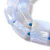 Natural Blue Lace Agate Beads Strands G-F509-63-01-4