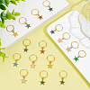 Alloy Enamel Dreadlocks Beads HJEW-AB00146-4