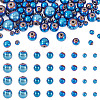 100Pcs 4 Styles Electroplated Synthetic Non-magnetic Hematite Beads G-TA0002-90-1