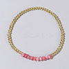 Colorful Mixed Brass Synthetic Gemstone Bead Copper Bracelet Women's Fashion Jewelry Wholesale RJ2833-1-1