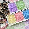 Electroplate Transparent Glass Beads PW-WG44A55-M-1
